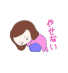 下手絵女子（個別スタンプ：19）