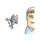 小天使と小悪魔（個別スタンプ：6）