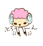 ぶりっこひつじのめーちゃん 裏の顔もあり（個別スタンプ：34）