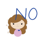 天パ女子（個別スタンプ：5）