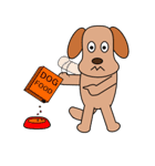 愛犬ちょこの一日。（個別スタンプ：11）