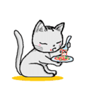 ねこのいっしょう（個別スタンプ：35）