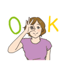 Woman's stamp（個別スタンプ：9）