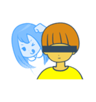 背後のレイちゃん（個別スタンプ：31）