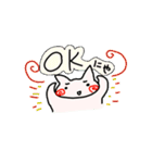 こまりねことうさ（個別スタンプ：9）