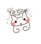 こまりねことうさ（個別スタンプ：11）