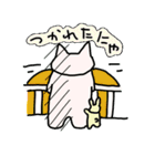 こまりねことうさ（個別スタンプ：15）