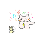 こまりねことうさ（個別スタンプ：22）