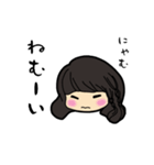 女の子のかわいいスタンプ（個別スタンプ：16）