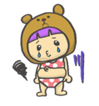 クマ女子の気持ち。（個別スタンプ：13）