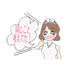 甘めvs辛めガールズ（個別スタンプ：9）