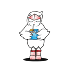 白からす（個別スタンプ：14）