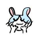 てがきうさぎ。（個別スタンプ：2）