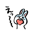 てがきうさぎ。（個別スタンプ：4）