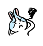 てがきうさぎ。（個別スタンプ：5）
