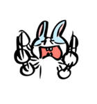てがきうさぎ。（個別スタンプ：6）