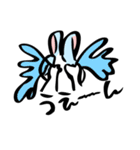 てがきうさぎ。（個別スタンプ：8）