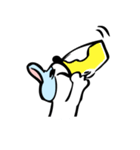 てがきうさぎ。（個別スタンプ：11）