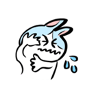 てがきうさぎ。（個別スタンプ：35）