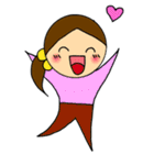 女子★スター（個別スタンプ：1）