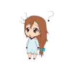 Nong Chibi Boy and Girl in LOVE Set（個別スタンプ：4）