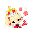 ハートの女王と白ウサギ（個別スタンプ：18）