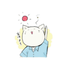 猫次郎のはっぴースタンプ（個別スタンプ：34）