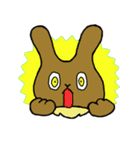 うさぎのラッキーとハッピー（個別スタンプ：16）