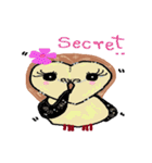 Funny owl family（個別スタンプ：33）