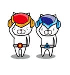 戦隊ヒーローねこさんスタンプ（個別スタンプ：21）