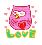 かわゆいフクロウ（個別スタンプ：14）