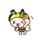 ぶんぶんハチさんフルーツ（個別スタンプ：5）