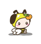 ぶんぶんハチさんフルーツ（個別スタンプ：35）