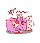 濁音あいうえお！あーちゃん（個別スタンプ：35）