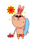 ラブリーうさくん（個別スタンプ：18）