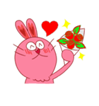 ラブリーうさくん（個別スタンプ：34）