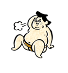 まだ？土俵際だよ！ゆるい関（個別スタンプ：3）