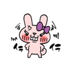 桃色うさぎのうさみちゃん（個別スタンプ：13）
