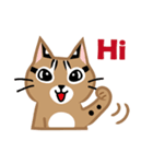 台灣の山猫を抱いてね！（個別スタンプ：7）
