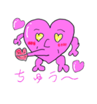 ハートくんの日常会話（個別スタンプ：7）