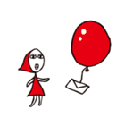 ズキンちゃん（個別スタンプ：4）