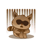 タロはゆかいなアライグマ（個別スタンプ：22）