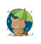 タロはゆかいなアライグマ（個別スタンプ：26）