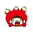 フードをかぶった子供たち（個別スタンプ：32）