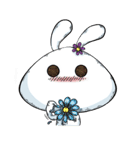 Comma Rabbit(Life)（個別スタンプ：36）