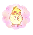 オカメインコの、りんごちゃんとお友達♪（個別スタンプ：40）