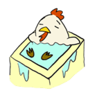 本気ニワトリ（個別スタンプ：10）