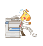 サラリーマンキリンのオフィスライフ（個別スタンプ：9）