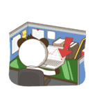 サラリーマンキリンのオフィスライフ（個別スタンプ：25）