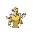 AsB - Goldy (the golden man)（個別スタンプ：23）